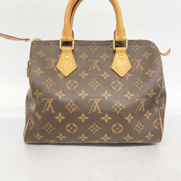 LOUIS VUITTON Authentic Brown Monogram Speedy 25 Bag - Picture 11 of 11